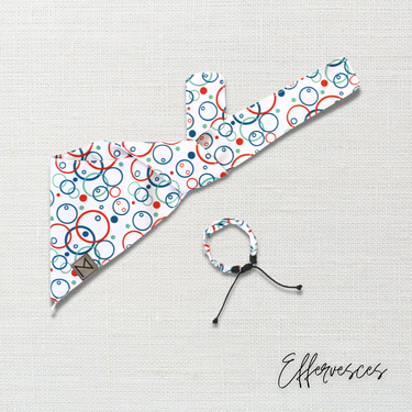 Premium Designer Dog Bandana with Matching Bracelet